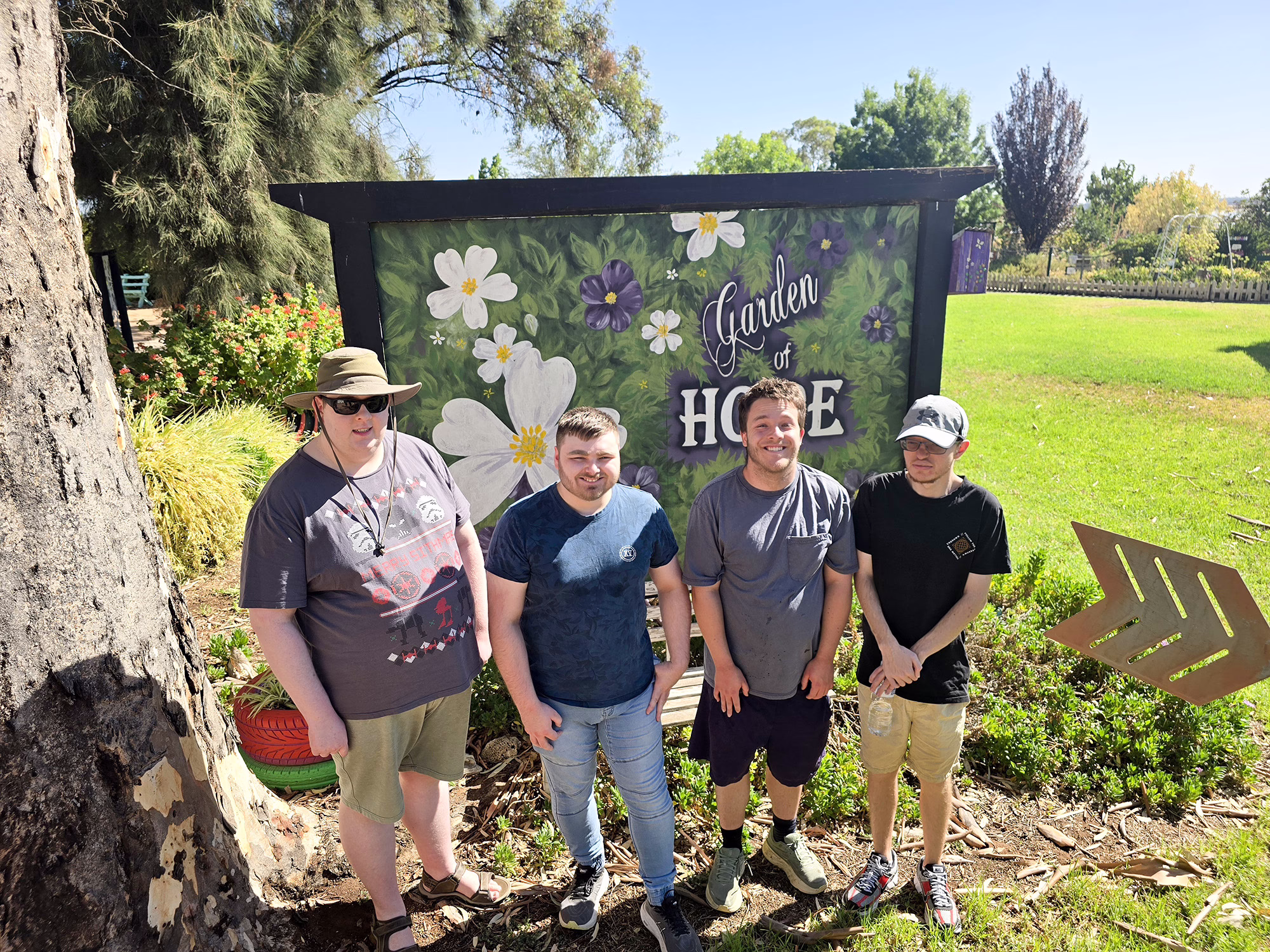 SLES participants explore local opportunities at The Garden of Hope