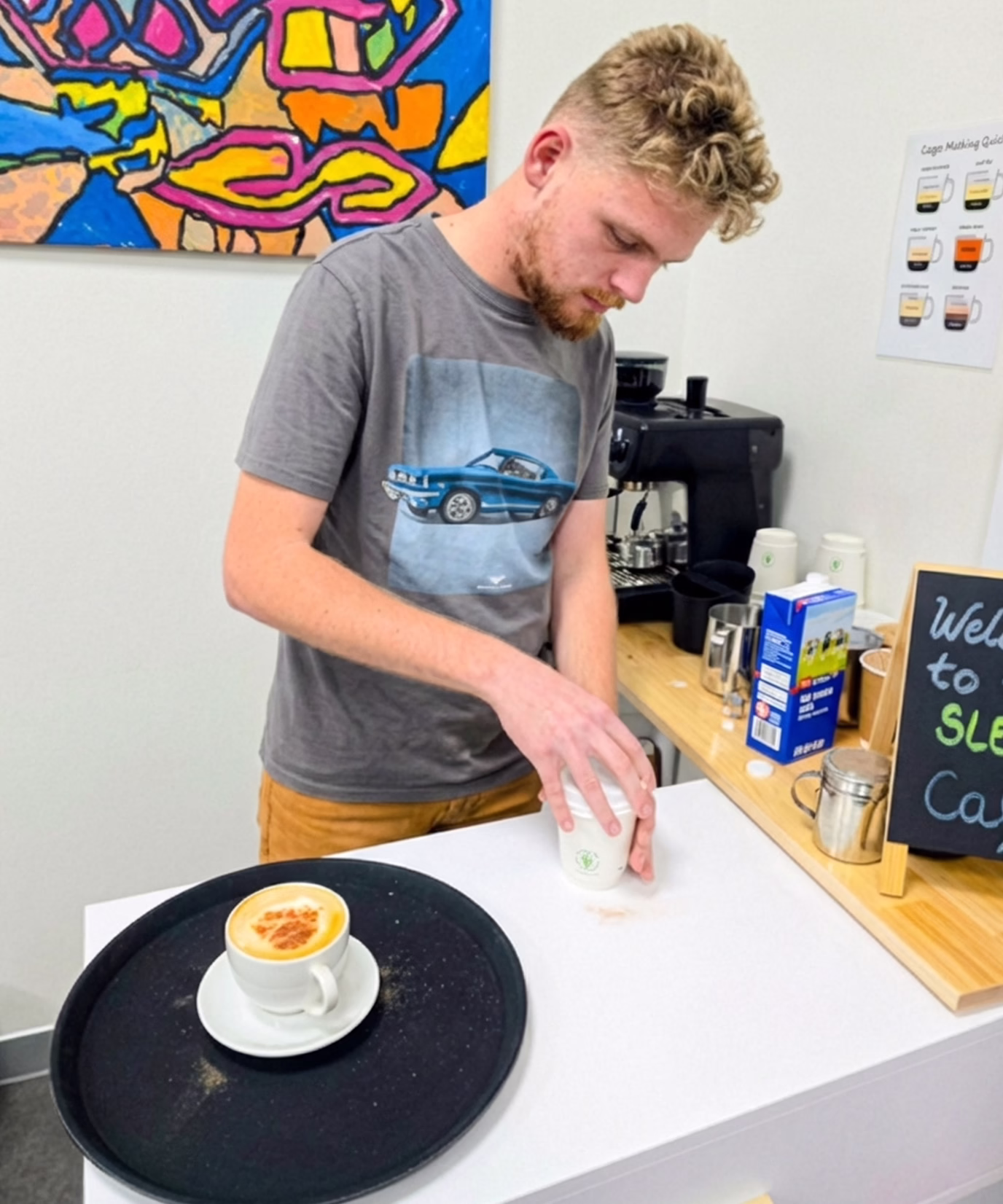 Nathan Brews Up Success: From Training to Barista Role in Mildura